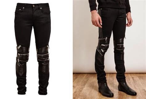 ysl leather pants with zippers|ysl laurent pants.